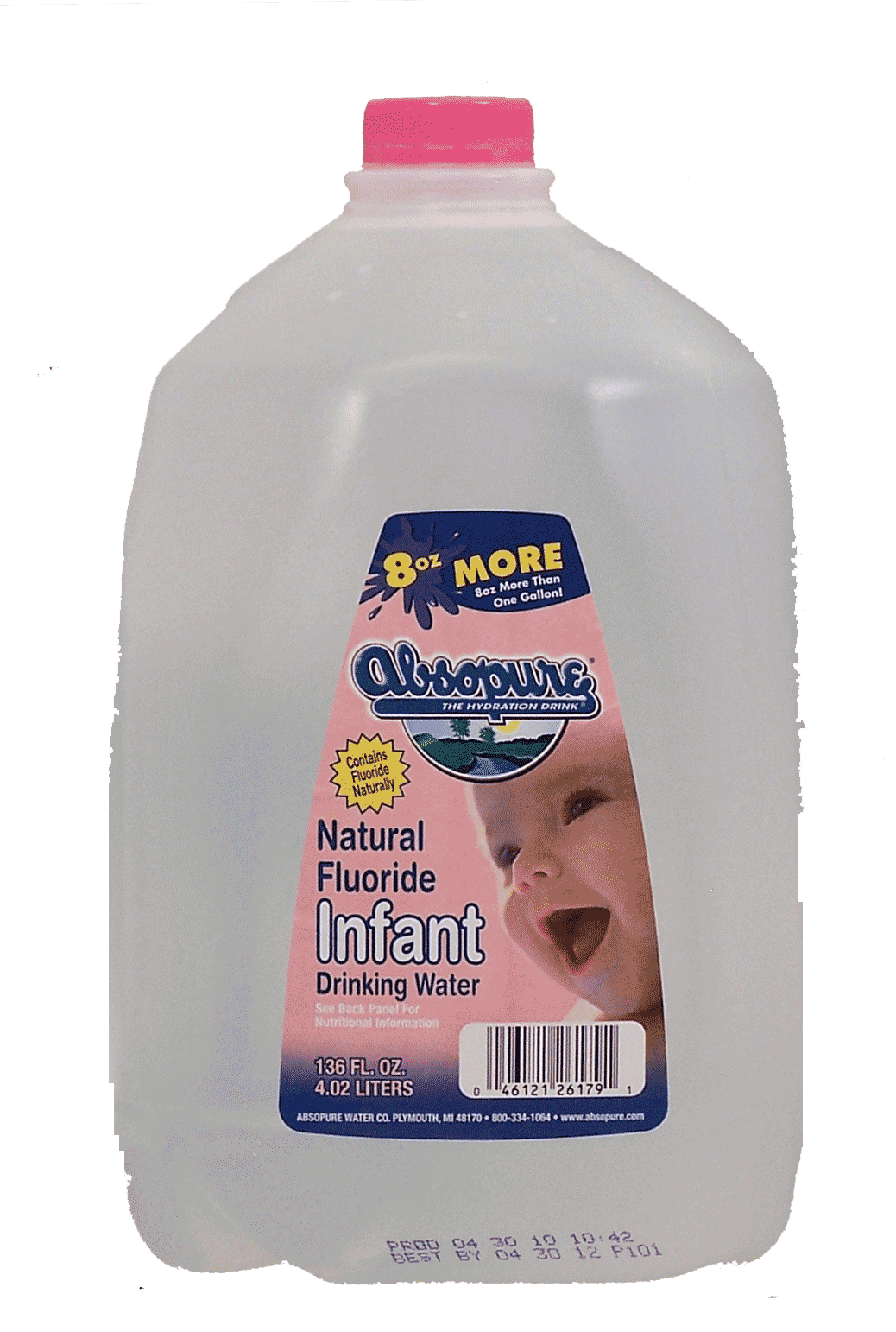 Absopure&nbsp;&nbsp;infant drinking water, natural flouride Full-Size Picture